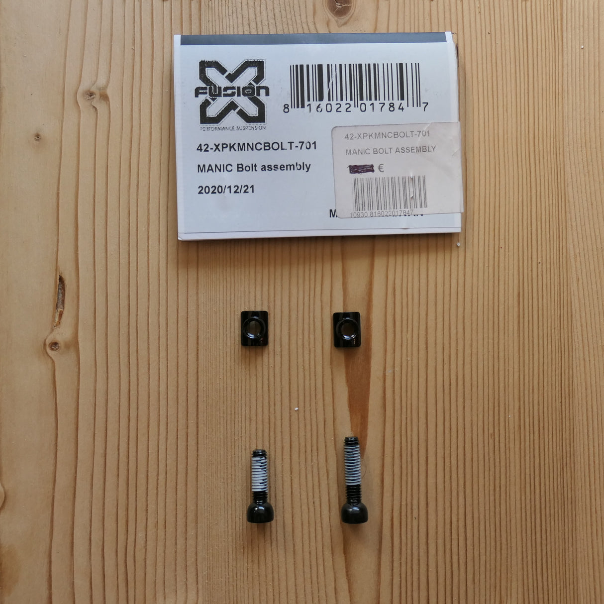 Kit vis pour Chariot Manic