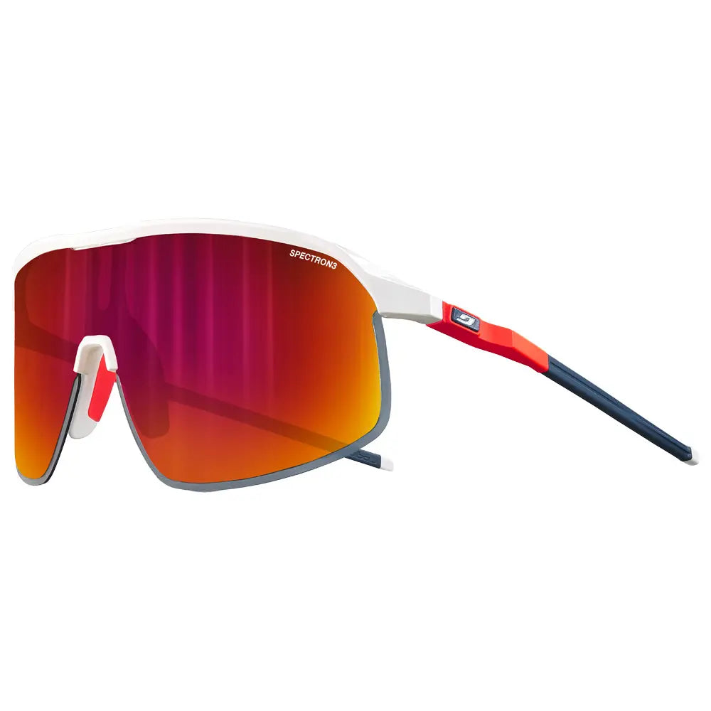 Lunettes de Soleil Julbo Density Mat Blanc Orange Fluo Bleu Spectron 3