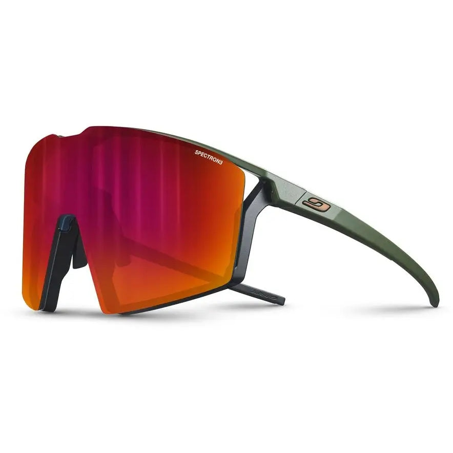 Julbo Lunettes - Edge - Khaki - Black / Multilayer Red Spectron 3